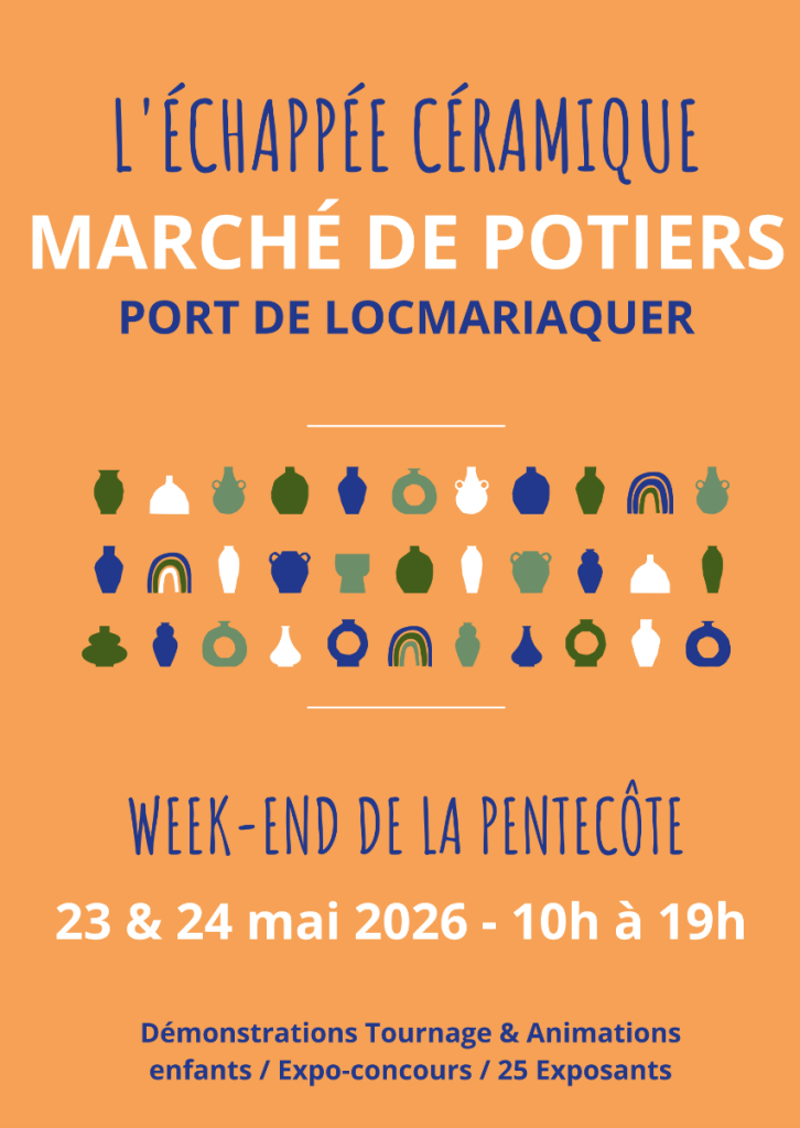 L'échappée Locmariaquer marché de potiers céramique contreterre