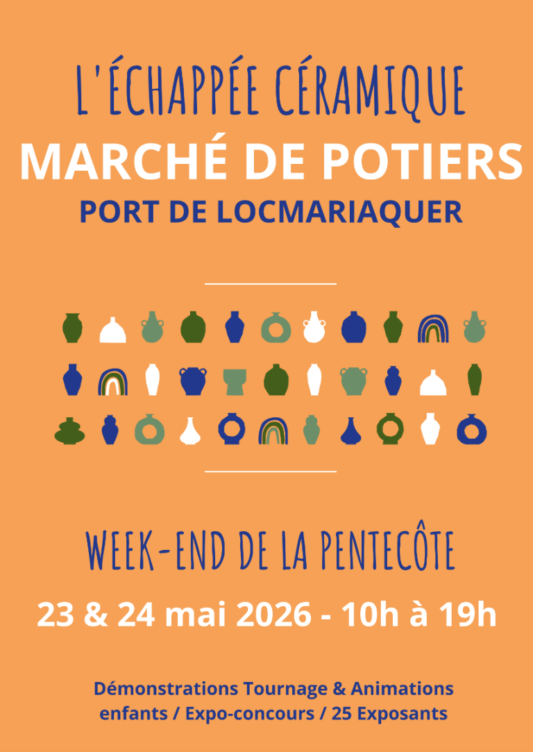 L'échappée Locmariaquer marché de potiers céramique contreterre