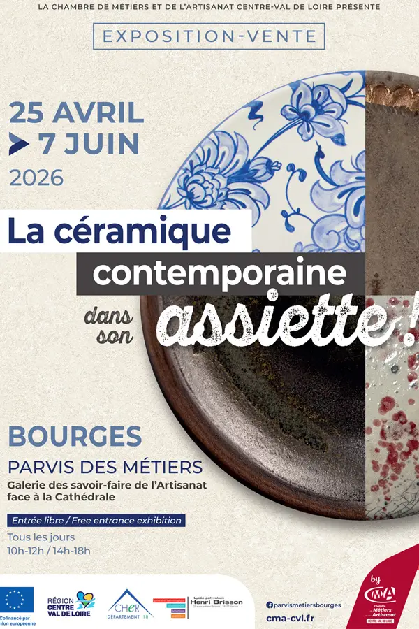 exposition vente céramique bourges contreterre