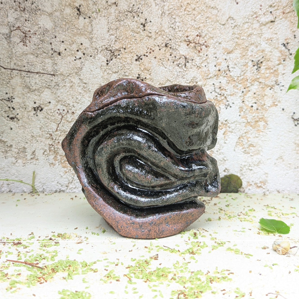 contreterre céramique contemporaine delfine morand gardiennes boîte grès