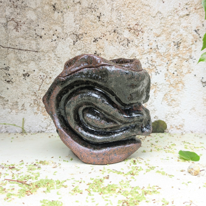 contreterre céramique contemporaine delfine morand gardiennes boîte grès