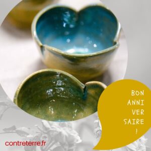 carte cadeau anniversaire contreterre création céramique contemporaine