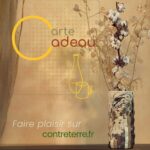 carte cadeau contreterre création céramique contemporaine