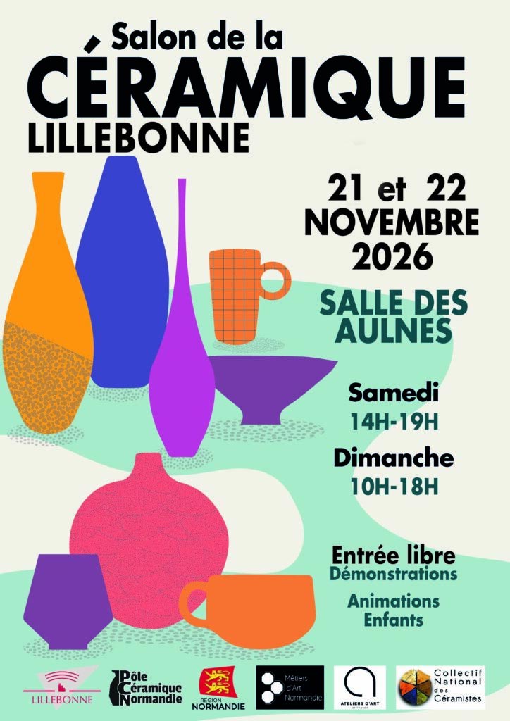 salon ceramique lillebonne 2026 contreterre céramique d'atelier