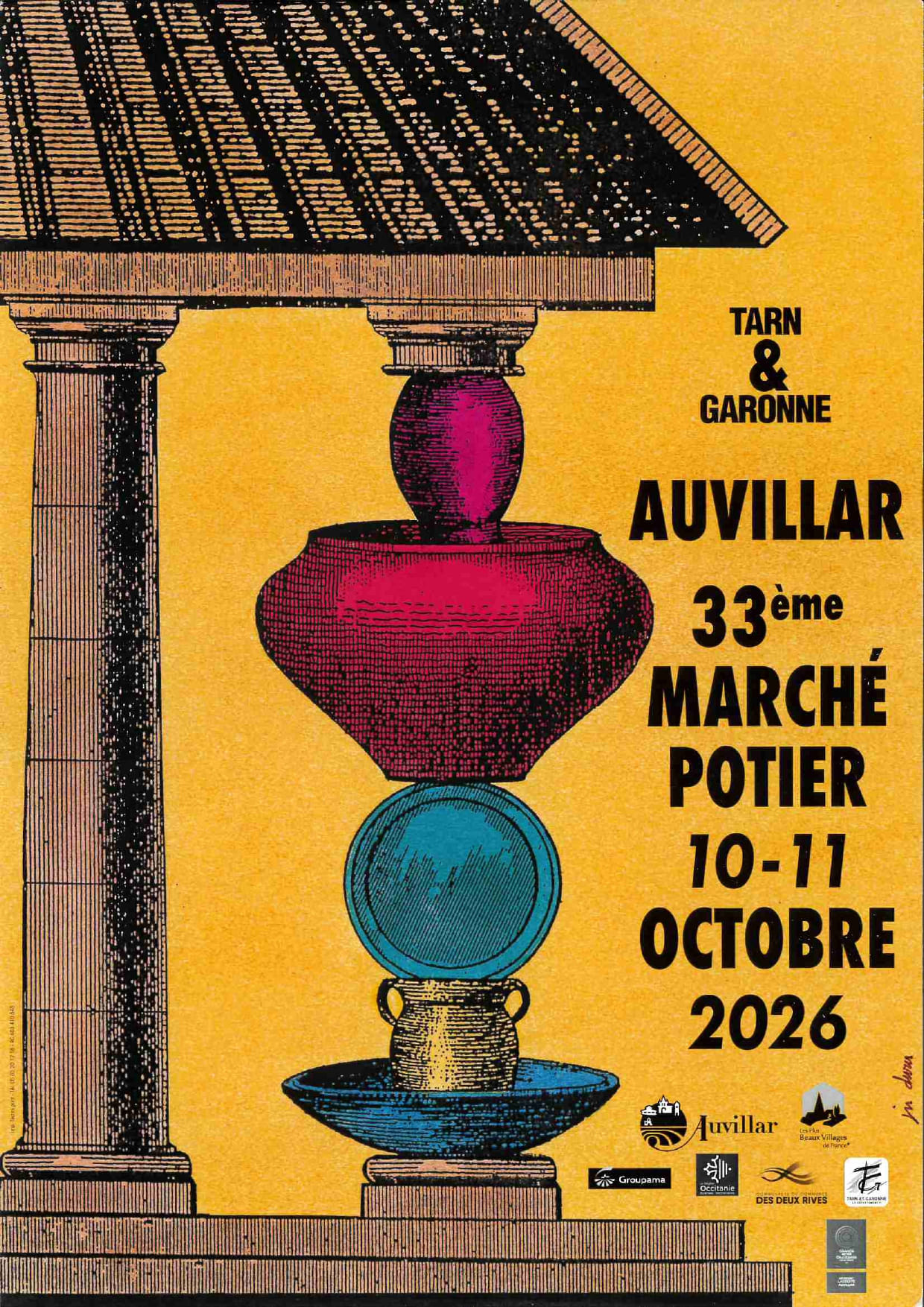 marché potier auvillar contreterre céramique contemporaine