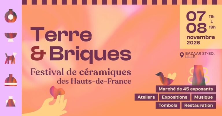 festival céramique terre et briques lille 2026 contreterre céramique d'atelier