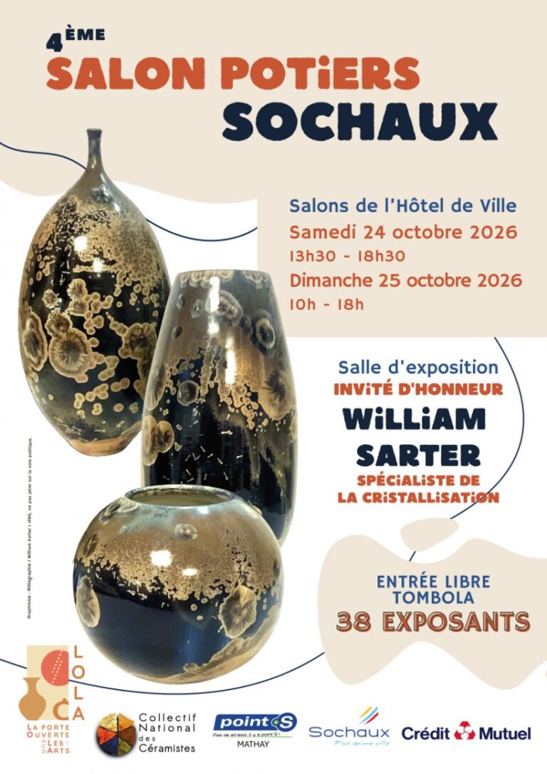 salon des potiers sochaux 2026 contreterre céramique d'atelier